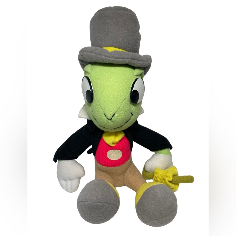 VTG Disneyland Disney World Jiminy Cricket 10" Plush Stuffed Animal Canasa